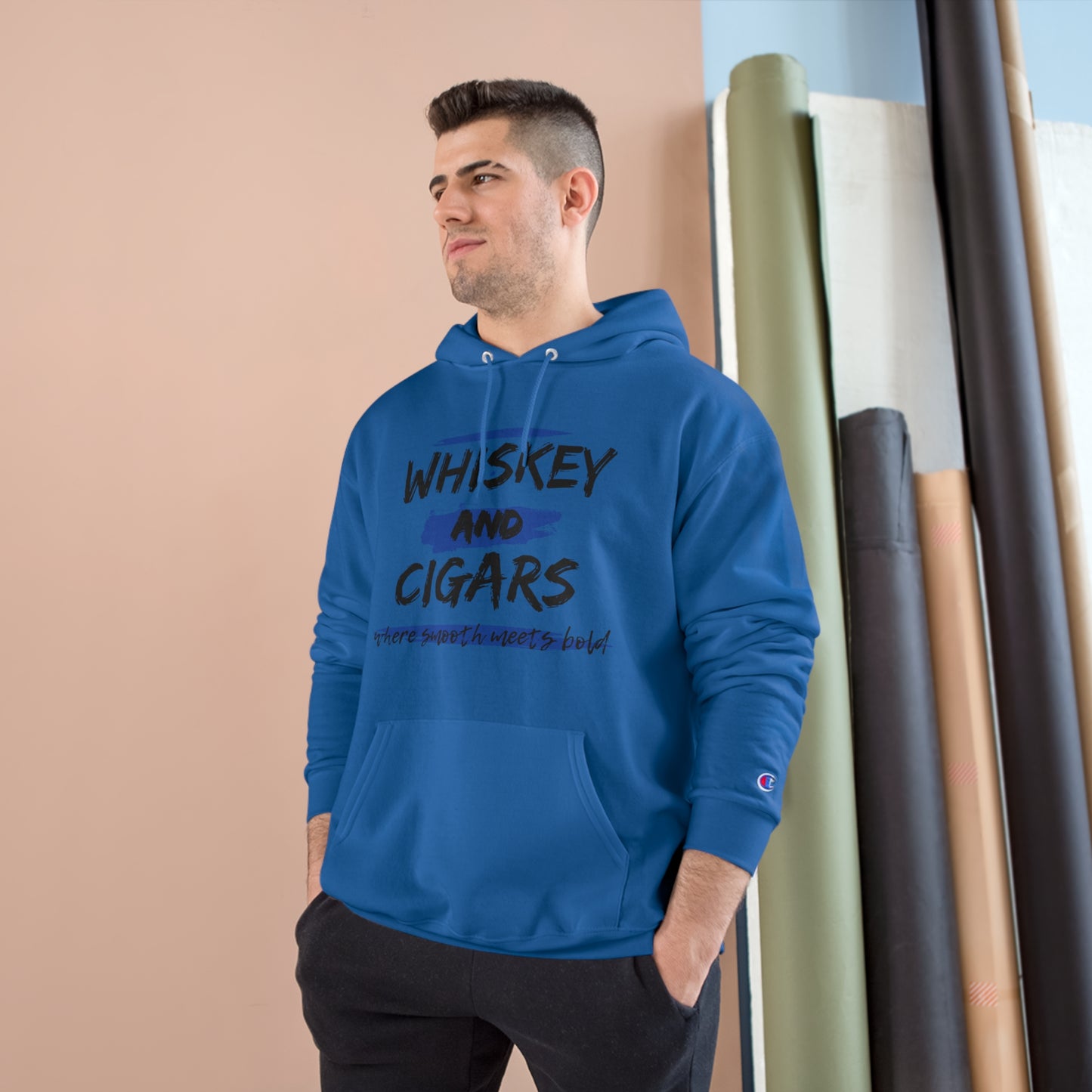 Whiskey & Cigars Champion Hoodie